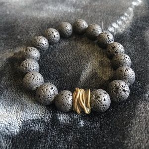 COPY - Hawaiian Lava Rock Beaded Bracelet